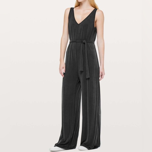 Lululemon Principal Dancer Jumpsuit in Black Size 12 - Picture 2 of 8